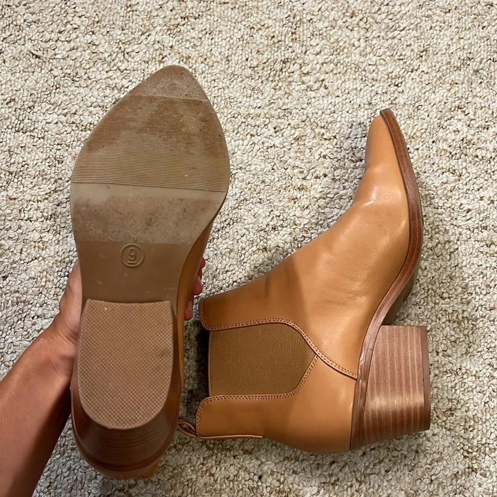 tan cowgirl booties - Picture 4 of 6